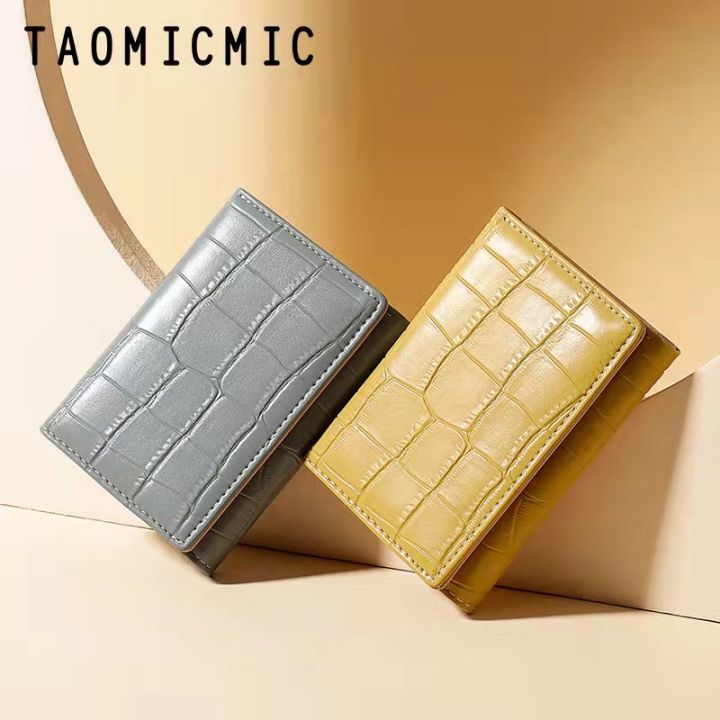 TAOMICMIC new wallet simple tri-fold wallet ladies wallet
