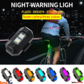 Universal 7 Color Waterproof Strobe LED Light for Motorcycle Car Bike Drone Rechargeable Warning Light 1 Piece. 