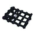 Motorcycle helmet holder or seat jali net for helmet. Blue. 
