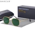 BARCUR Classic Square Sunglasses for Men Polarized Hexagon UVA Sun Glasses for Woman Light Weight Eyewear Oculos De Sol gafas. 