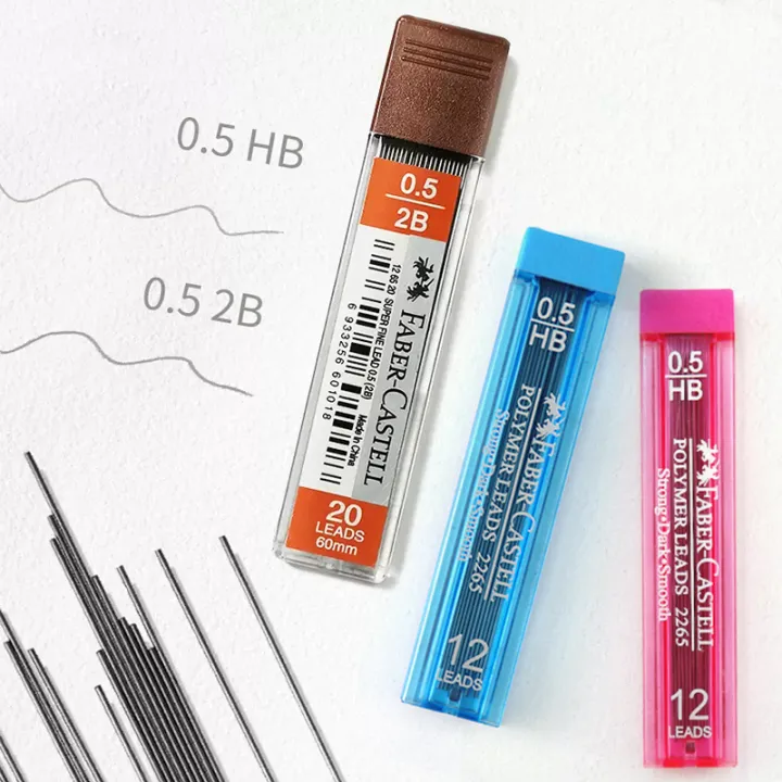 Faber%20Castell%202B/HB%200.5mm%20Automatic%20Mechanical%20Pencil%20Leads%20Automatic%20Pencil%20Lead%20Core%20Refill%20Sketching%20Drawing%20Stationery%20Amour%20zii%20-%20Image%203