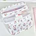 KT Cat Flip Pain Design Feeling Small and Unique Pencil Box Stationery Large Capacity Cute Cartoon Storage Bag for Women. 