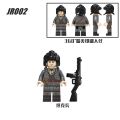 Single Sale World War II Building Block Minifigures Soviet Rifle Tank Soldier Military Figures Assemble Bricks for Children Adults Collection Gift Toys JR001-004. 