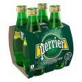 Perrier Sparkling Natural Mineral Water Glass Bottle 330ml. 