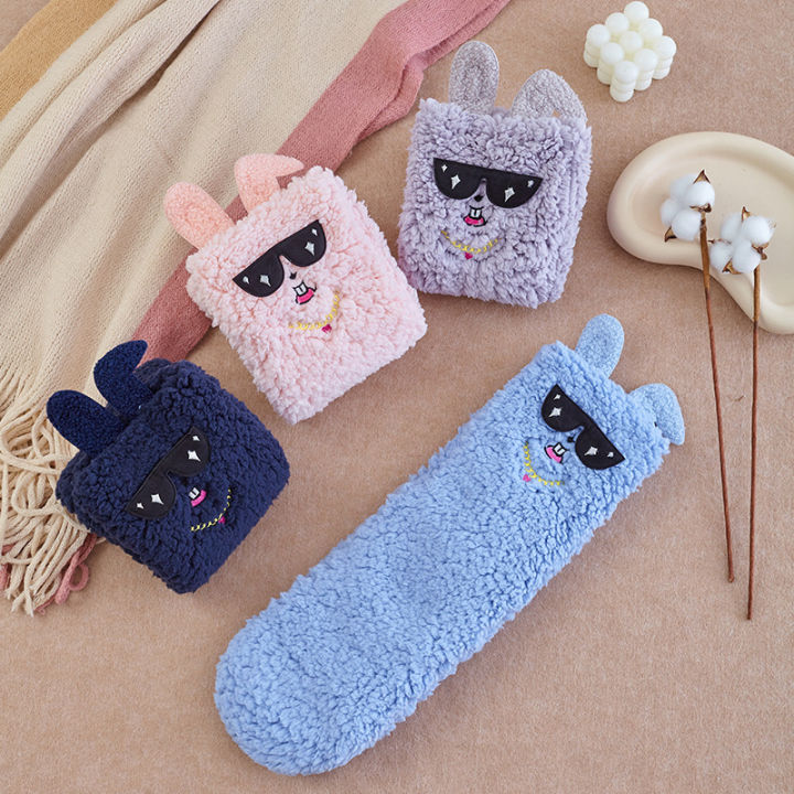 Winter%20Fleece%20Lined%20Padded%20Warm%20Keeping%20Cartoon%20Lambswool%20Socks%20Sleeping%20Socks%20Maternity%20Socks%20Winter%20Super%20Thick%20Home%20Room%20Socks%20Women%20-%20Image%204