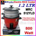 Miyako 1.2 LTR Double Pot Rice Cooker MRC-512YLD.
