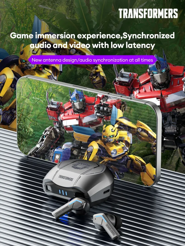 TRANSFORMERS TF-T06 gerçek kablosuz Bluetooth 5.3 kulaklık gürültü