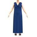 Timeless Elegance: Luxe Silk Maxi Dress with Cowl Neck.