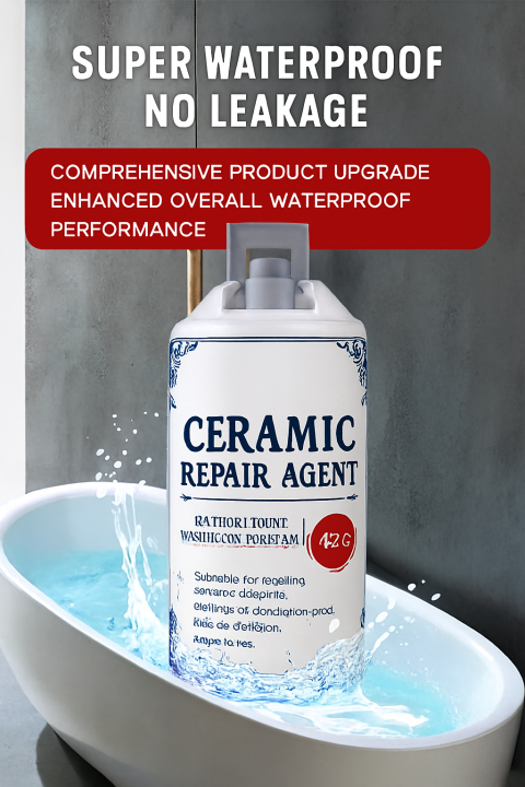 Wangu Ceramic Repair Agent – 85g Waterproof, Mold-Resistant Adhesive for Bathtubs, Toilets, Tiles & Porcelain High Strength, Odorless, Easy Application