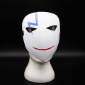 Anime Black Bullet Hiruko White Mask Helmet Cosplay Costume Props Halloween Gift Jessica. 