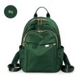 EPOL Backpack for Women 2023 New Solid Casual Elegant Nylon Fashion Multi-pocket Lager Solid Zipper Shoulder Bags 6013-10. 