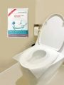 10Pcs/Pack Biodegradable Travel Disposable Toilet Seat Covers – High-Quality Paper Travel Toilet Cover for Hotel, Market, Airport, Airplane & Public Toilets Soluble eco friendly Toilet Mat. 