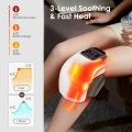 VARON Physiotherapy Hot Compress Knee Massager Vibration Heating Knee Massage Relieve Rheumatic Arthritis Laser Light Therapy.