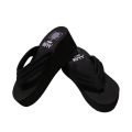 2024 New Slippers Women's Summer Wear Fashion High Heel Platform Shoes Thick Bottom Non-Slip Beach Ladies Flip-Flops.