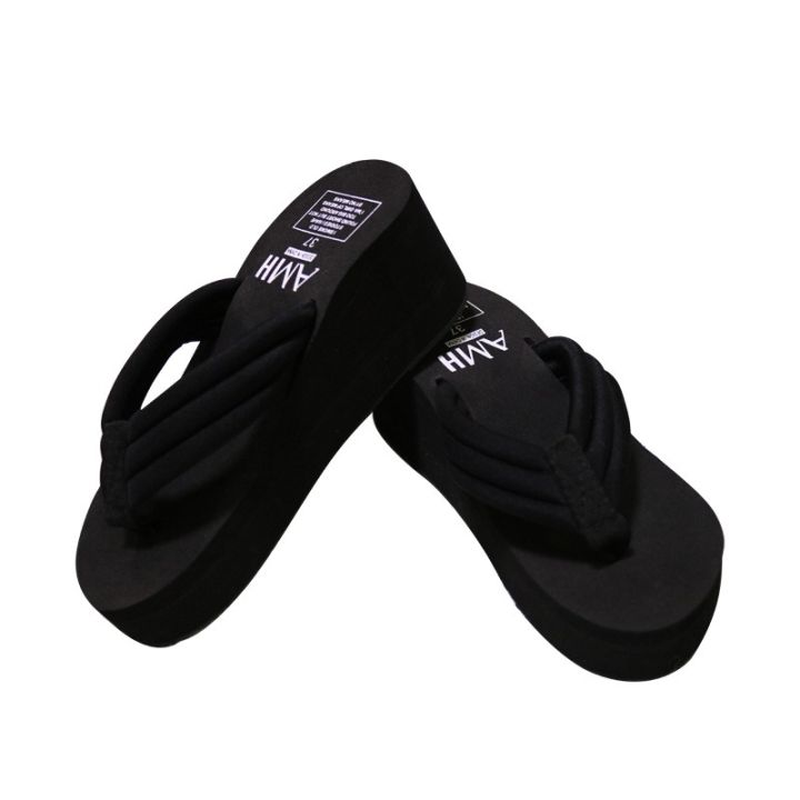2024%20New%20Slippers%20Women's%20Summer%20Wear%20Fashion%20High%20Heel%20Platform%20Shoes%20Thick%20Bottom%20Non-Slip%20Beach%20Ladies%20Flip-Flops%20-%20Image%205