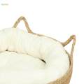 Cat Bed Basket Kennel Round Cat Scratch Mat for Small Dogs Large Cats Kitten 45cmx15cm. 