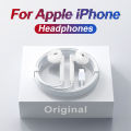 Headphones For Apple iPhone 14 13 12 11 Pro Max Wired Earphones X XS XR 7 8 6 Bluetooth Earplugs Accessories.