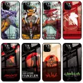 Applicable EVA Neon Genesis Evangelion Apple 15 Phone case 12 Glass Phone Case iPhone14Promax. 