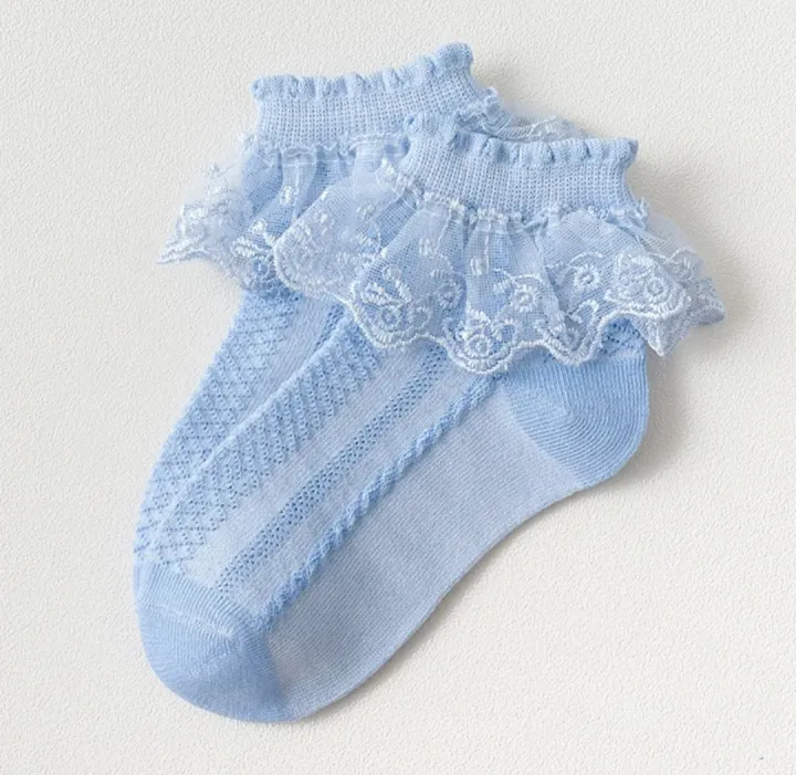 Baby%20Girl%20Lace%20Socks%20School%20Socks%20for%205%20to12%20yers%20(Pack%20of%201%20Pair)%20-%20Image%204