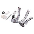 Set Metal Replacement Durable Toilet Seat Hinge Toilet Mountings UK.