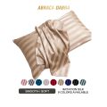 Abraca Dabra COD 1 Piece New Satin Silk Pure Pillowcase 100% Super Quality Super Soft Cool Feeling Size 51*76 cm （Only 1 PC). 