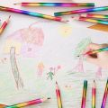 Multicolor Pencil 4 Colour in 1 Pencil 2 Piece.