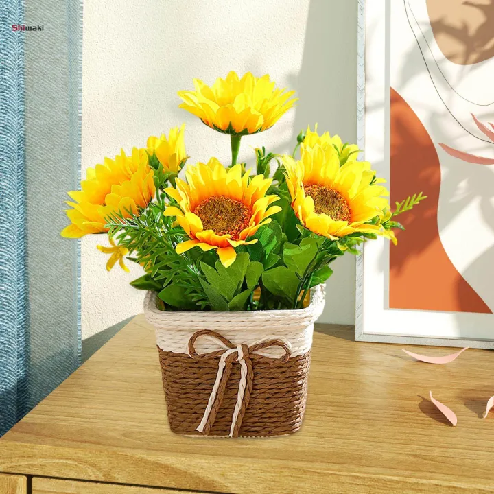 Artificial%20Potted%20Flowers%20Rustic%20for%20Living%20Room%20Indoor%20Home%20Decoration%20-%20Image%202