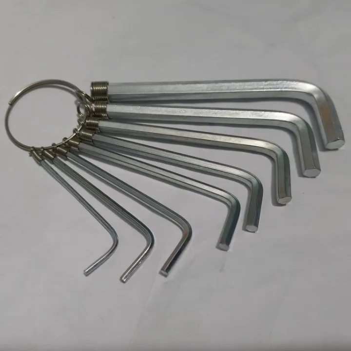 Hexagon%208%20Pcs%20Metric%20Combination%20Hex%20Key%20Allen%20Wrench%20Set%201.5mm%202.mm%202.5mm%203mm%203.5mm%204mm%205mm%206mm%20Keyring%20Hand%20Bicycle%20Repair%20Screw%20Driver%20Tool%20Set%20-%20Image%205