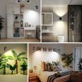 Led Double Head Wall Lamp Touch Control Remote 360 Rotatable USB Recharge Wireless Portable Night Light For Bedroom Reading Lamp. 