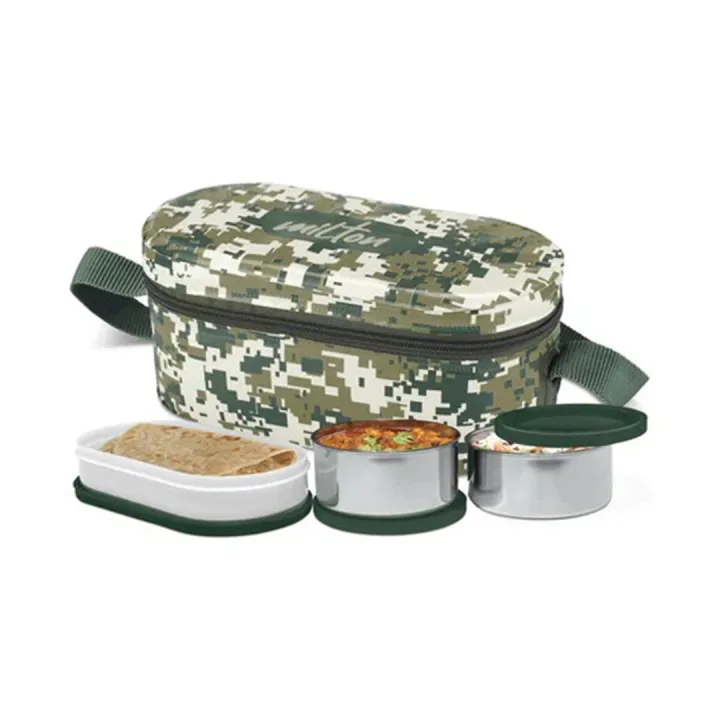 MILTON%20Executive%20Lunch%20Prime%20Box,%202%20Inner%20Steel%20Round%20Containers%20300ml%20Each%20and%201%20Microwave%20Safe%20Oval%20Plastic%20Container,%20450ml%20with%20Insulated%20Bag,%20Office%20Tiffin,%20Leakproof,%20-%20Image%202