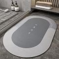 miRim Super Absorbent Quick Dry Non Slip Mat (Pack of 1) Assorted Colour for Living Room, Bathroom, Home (Home).