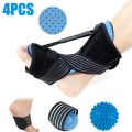 Plantar Fasciitis Night Splint for Plantar Fasciitis Adjustable Plantar Fasciitis Splint with Massage Ball and Bandage.