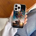 Hot Air Balloon Mobile Cell Phone Case for iPhone 15 14 13 12 11 XS X 8 7 6 Plus Mini Pro Max SE 2022 Clear Phone Cover Funda. 