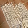 Beige Crochet Lace Table Runner With Tassel Cotton Decor Coffee Cover Hollow Tablecloth Table Runners Nordic Bed Romance We F8s5. 