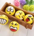 6.3 Cm Stress Ball Emoji Squeeze Ball Exercise Stress Ball Pu Rubber Toy - 1 Pcs100.