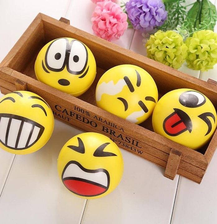 6.3%20Cm%20Stress%20Ball%20Emoji%20Squeeze%20Ball%20Exercise%20Stress%20Ball%20Pu%20Rubber%20Toy%20-%201%20Pcs100%20-%20Image%204