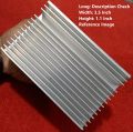 Long 4.25 Inch REDOUBLE Side Finned Aluminum Heatsink 4.25 Inch Aluminium Heatsink Cooling Radiator 4.25×3.5×1.1 Inch Aluminium Heat Sink Tools Sets Silver Tone Aluminum Heat Sink For Inverter Transistor IC 4.25 Inch Heatsink. 