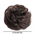 A TO Z MALL Cute Ball Head Wig Black Light Brown Headband Girl Natural Scrunchie Hairdo Natural Fluffy Simulation Hair Accessories.