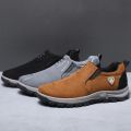 Men's Casual Shoes Fall 2023 New Sports Leather Casual Shoes Fashion Travel Dad Shoes Outside. 