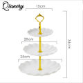 3-tier Cupcake Stand Fruit Plate Holder Desserts Snack Candy Buffet Stand Tower For Christmas Wedding Party. 