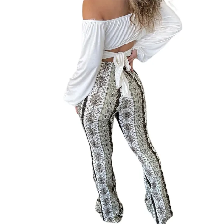 Women%20Flared%20Bell%20Bottoms%20Floral%20Boho%20High%20Waisted%20Fit%20Flare%20Leggings%20Stretchy%20Bootcut%20Yoga%20Pants%20Hippie%20Pants%20-%20Image%205