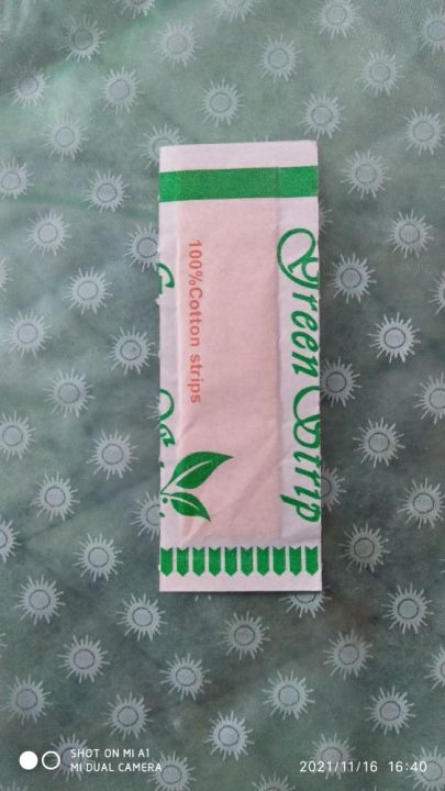 Green%20strip%20100%25%20Cotton%20One%20time%20Bandage%2025%20pcs.%20-%20Image%203