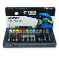Titi Artist’s Oil Pastel Set – 12 Shades, Smooth & Vibrant Colors for Drawing and Coloring. 