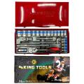 Socket set 24 pcs  /  ছকেট ছেট  ২৪ পিছ । (KING TOOLS). 