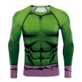 VIP FASHION Man Muscle T-shirts Superhero Shirt Compression Top Tee Party Male Cosplay Tshirt Exercise Clothing for Gym.