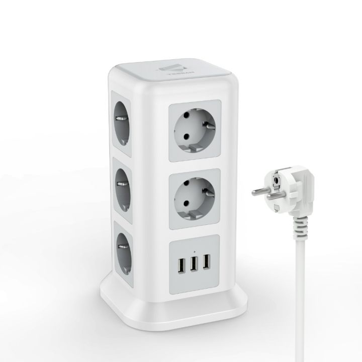 TESSAN%20Vertical%20Power%20Strip%20Multiple%20Tower%20Socket%20Surge%20Protector%20EU%20Plug%20Outlets%20with%20USB%20Ports%202m%20Extension%20Cable%20Home%20Office%20-%20Image%207