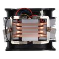 SNOWMAN CPU Cooler Master 5 Direct Contact Heatpipes freeze Tower Cooling System CPU Cooling Double Fan with PWM 2 Fans.
