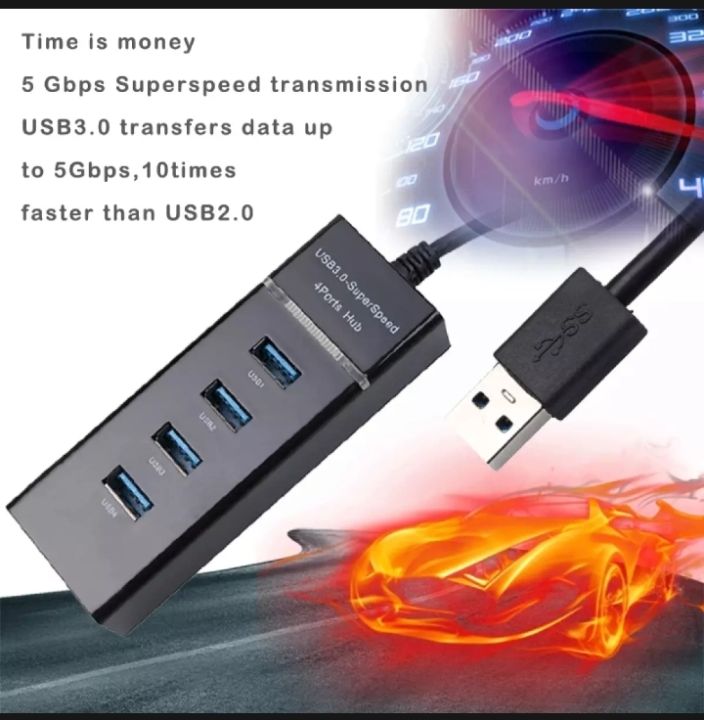 4%20ports%20of%20high%20speed%20USB%20hub%20high-speed%20USB%203.0%20SPLETER%20BLACK%20BLACK%20-%20Image%203