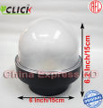 Light Shad Click Round-Lamp Shade Security Light Water Proof & Tamper Proof E27 Ceramic up to 20w Holder Light Box. 