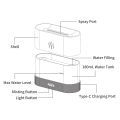 Migeet Flame Humidifier Led Night Light Mist Aromatherapy Oil Diffuser Humidifier. 